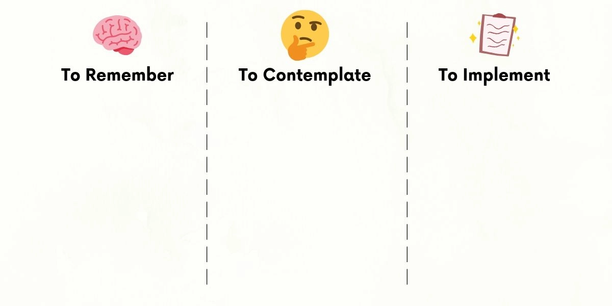 Self-Learning Template